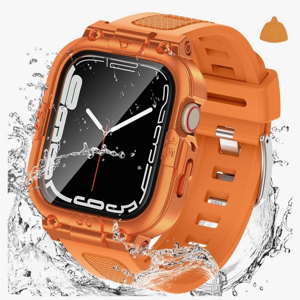 Gotten 3 In 1  Rigged Protector For Apple Watch Orange NEW IN BOX